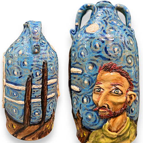Stacy Lambert 9.5" Starry Night Jug New Style DP4413 SOLD